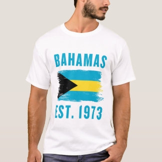 T-shirt Drapeau des Bahamas