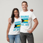 T-shirt Drapeau des Bahamas (Unisexe)
