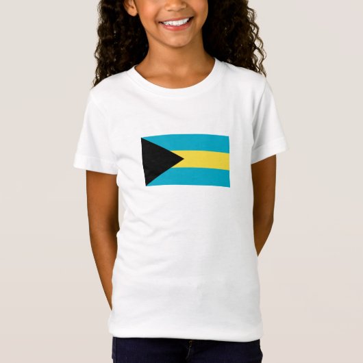 T-Shirt Drapeau des Bahamas (Devant)
