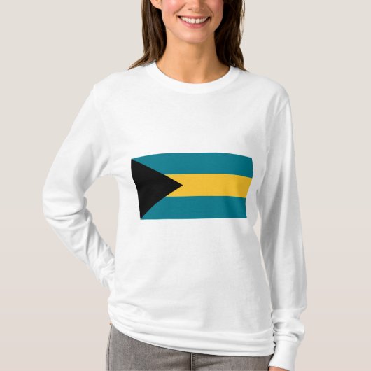 T-shirt Drapeau des Bahamas (Devant)