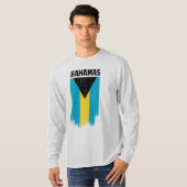 T-shirt Drapeau des Bahamas  (Devant entier)