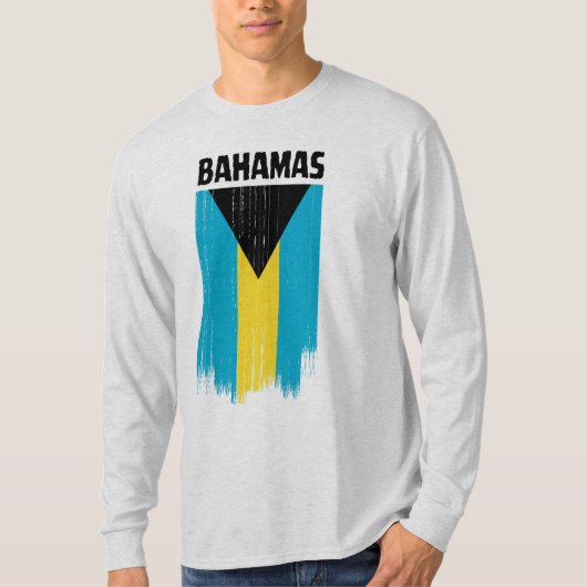 T-shirt Drapeau des Bahamas  (Devant)