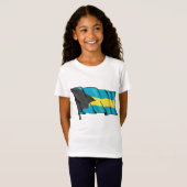 T-Shirt Drapeau Des Bahamas (Devant entier)