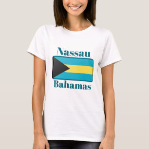 T-shirt Drapeau des Bahamas de Nassau