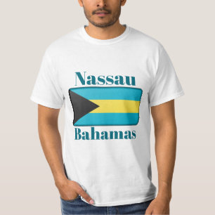 T-shirt Drapeau des Bahamas de Nassau
