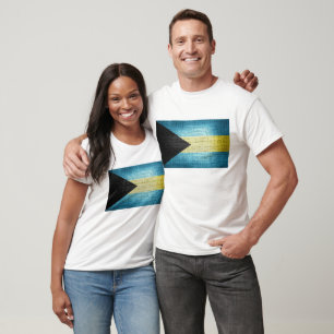 T-shirt Drapeau des Bahamas grunge