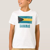 Drapeau des Bahamas "Grunge" look.