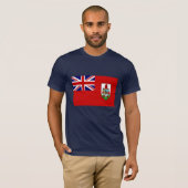 T-shirt Drapeau des Bermudes (Devant entier)