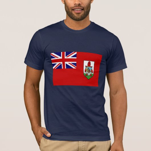 T-shirt Drapeau des Bermudes (Devant)