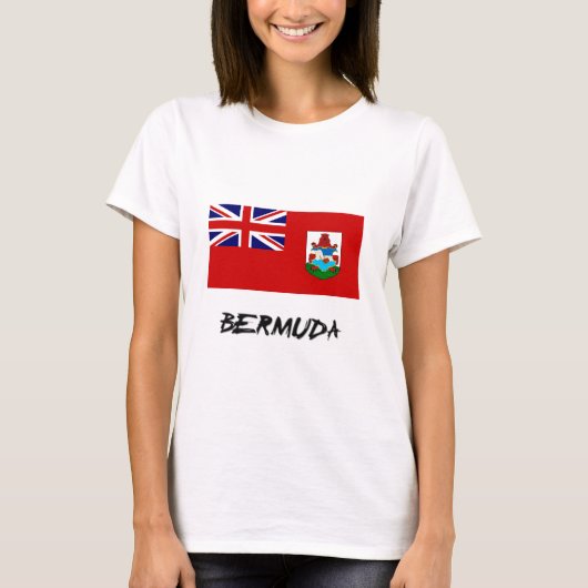T-shirt Drapeau des Bermudes (Devant)