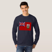 T-shirt Drapeau des Bermudes (Devant entier)