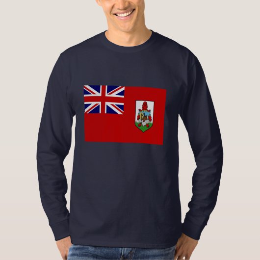 T-shirt Drapeau des Bermudes (Devant)