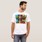 T-shirt Drapeau des Caraïbes - chaussures (Devant entier)