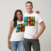 T-shirt Drapeau des Caraïbes - chaussures (Unisexe)