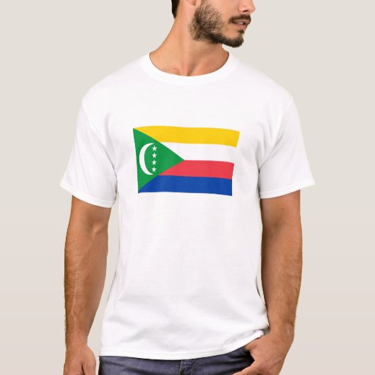T-shirt Drapeau des Comores (Devant)