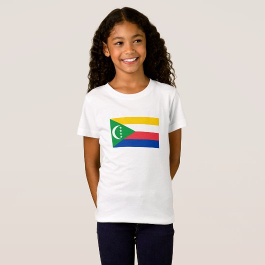 T-Shirt Drapeau des Comores (Devant entier)