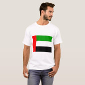 T-shirt Drapeau des Émirats arabes unis (Devant entier)