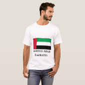 T-shirt Drapeau des Émirats arabes unis (Devant entier)