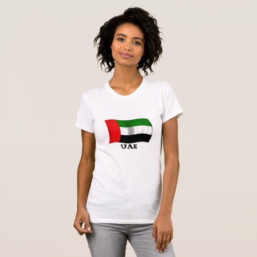 T-shirt Drapeau des Émirats arabes unis (Devant entier)