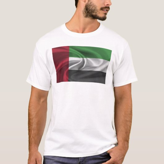 T-shirt Drapeau Des Émirats Arabes Unis (Devant)
