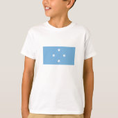 T-shirt Drapeau des États fédérés de Micronésie (Devant)