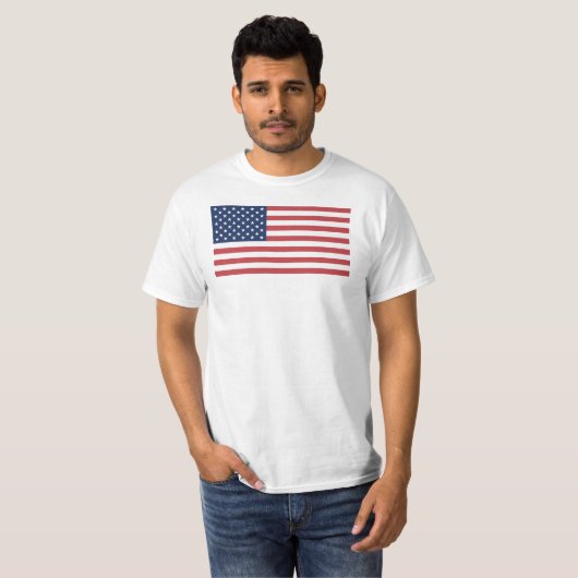 T-shirt Drapeau des États-Unis (Devant entier)