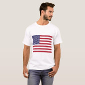 T-shirt Drapeau des États-Unis (Devant entier)