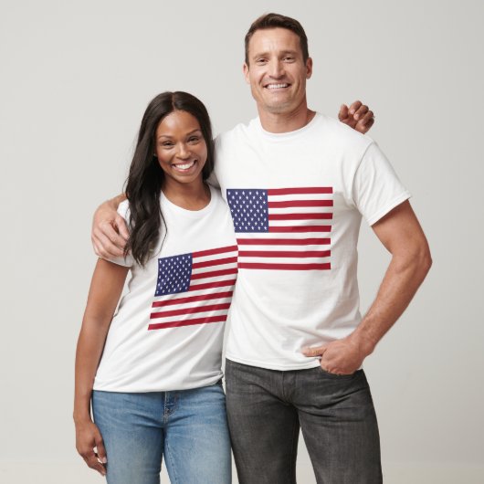 T-shirt Drapeau des États-Unis (Unisexe)