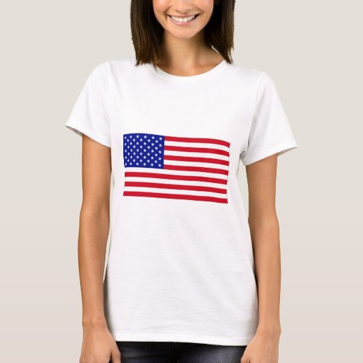 T-shirt Drapeau des Etats-Unis (Devant)