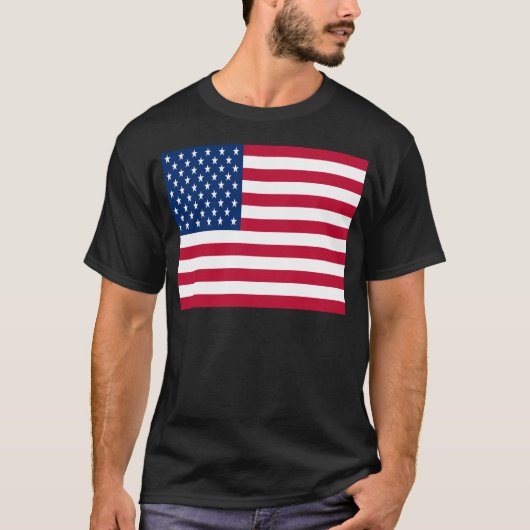 T-shirt Drapeau des États-Unis d'Amérique (Devant)