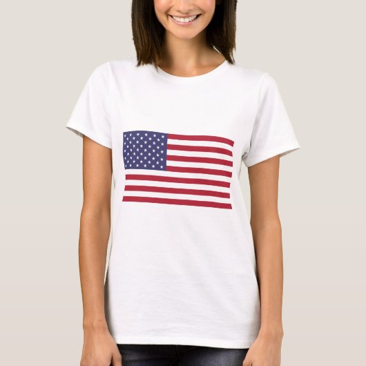 T-shirt Drapeau des États-Unis d'Amérique (Devant)