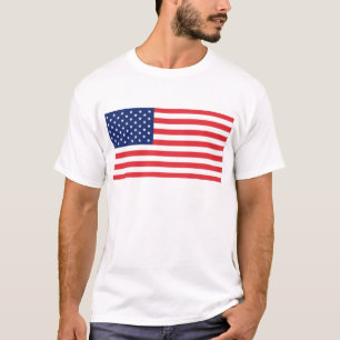 T-shirt Drapeau Des États-Unis D'Amérique