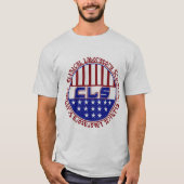 T-SHIRT DRAPEAU DES ETATS-UNIS DE PATRIOTE DE CLS - (Devant)