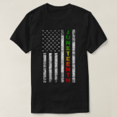 T-shirt Drapeau des États-Unis du 10e parallèle afro-améri (Design devant)