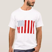 T-shirt Drapeau des États-Unis en temps de paix (Devant)