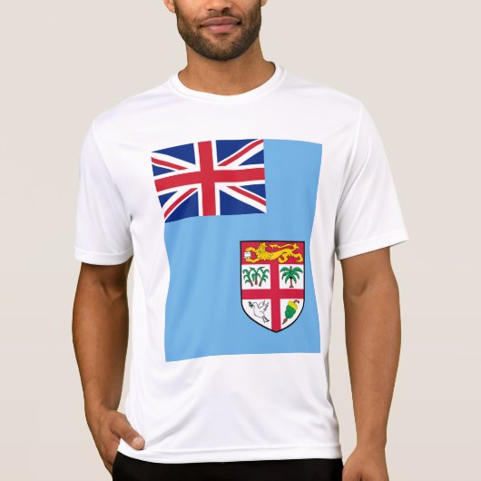 T-shirt Drapeau des Fidji (Devant)