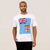 T-shirt Drapeau des Fidji (Devant entier)