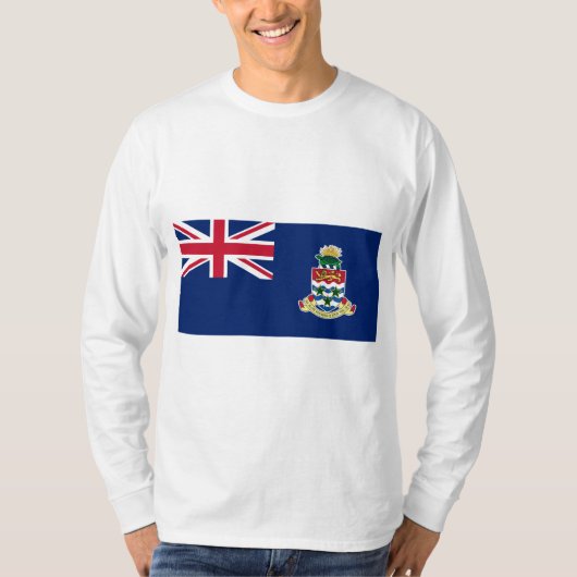 T-shirt Drapeau des îles Caïmans (Devant)
