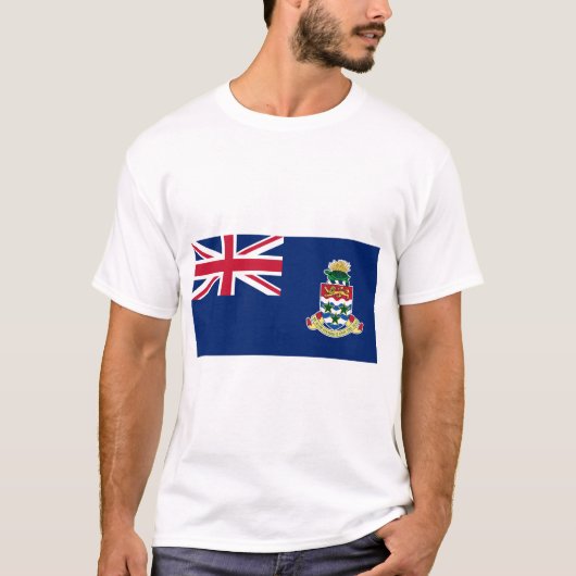 T-shirt Drapeau des îles Caïmans (Devant)