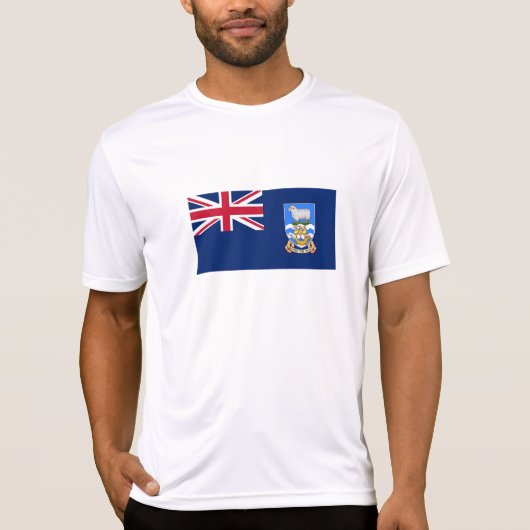 T-shirt Drapeau des îles Falkland (Devant)
