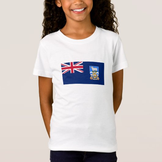 T-Shirt Drapeau des îles Falkland (Devant)