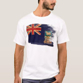 T-shirt Drapeau des îles Falkland (Devant)