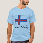 T-shirt Drapeau des îles Féroé (Devant)