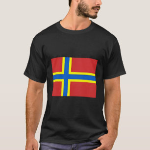 T-shirt Drapeau Des Îles Orkney Ecosse