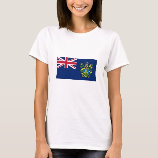 T-shirt Drapeau des îles Pitcairn (Devant)