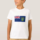 T-shirt Drapeau des îles Pitcairn (Devant)