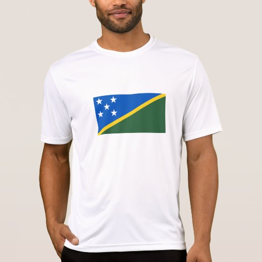 T-shirt Drapeau des Îles Salomon (Devant)