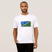 T-shirt Drapeau des Îles Salomon (Devant entier)