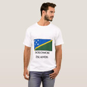 T-shirt Drapeau des Îles Salomon (Devant entier)
