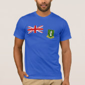 T-shirt Drapeau des îles Vierges britanniques (Devant)